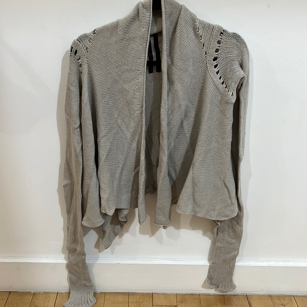 Rick Owens Cashmere Cardigan Sz S